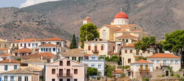 Panoramic View Galaxidi Village Greece — Foto de Stock