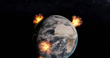 Dünya 'daki patlamalar 3D boyutundaki küresel bir felakettir.