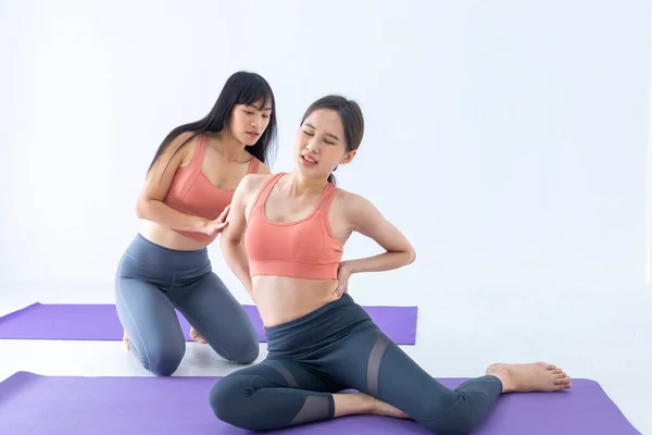 Asian woman practicing yoga indoor with advance balancing position to  control breathing in single leg stand position 9732079 Stock Photo at  Vecteezy