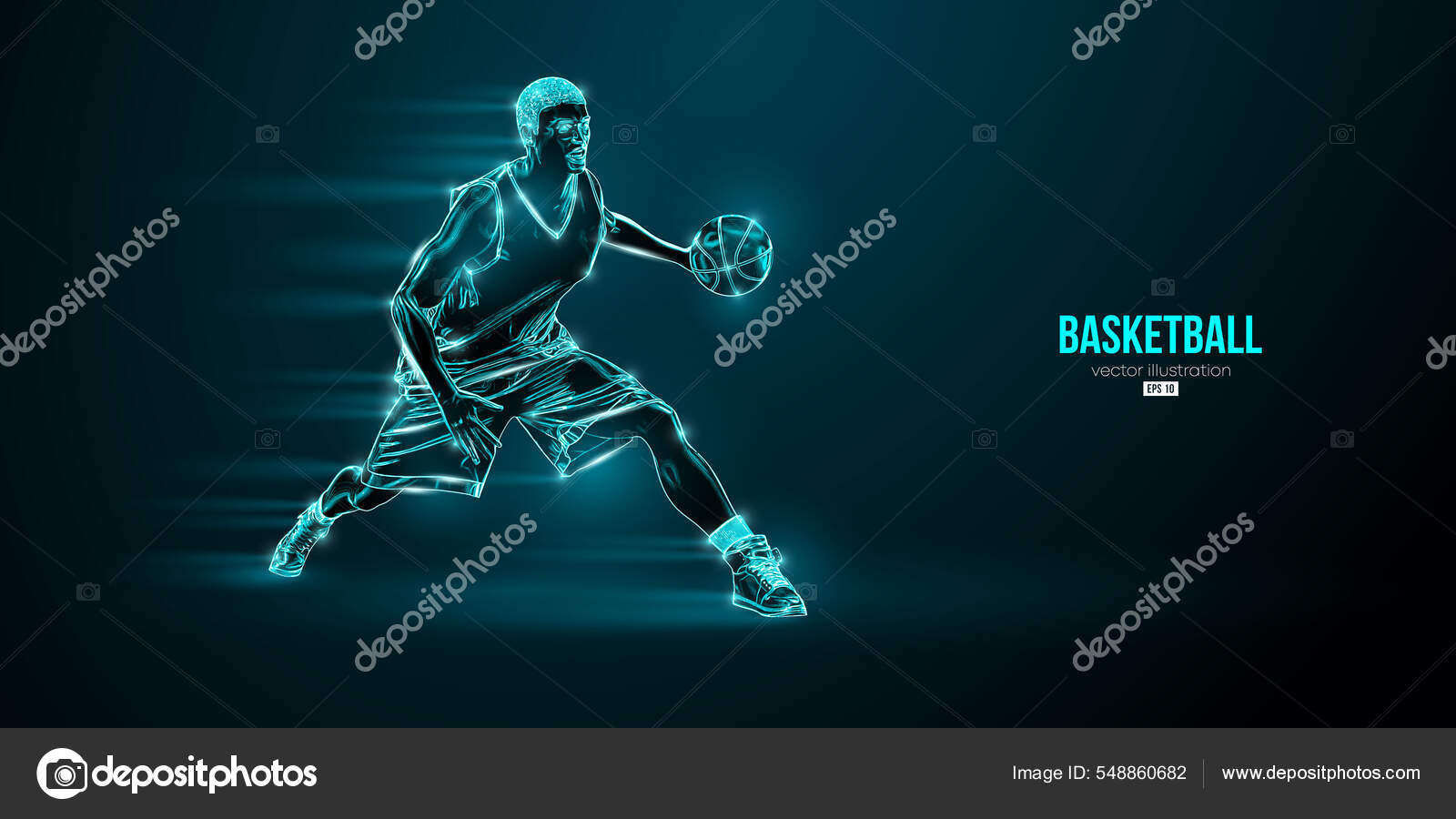 행동하는 선수의 노골적 실루엣은 배경을 시켰다 일러스트 스톡 벡터 - ©esquare.art.lab 548860682, image size:1600x900