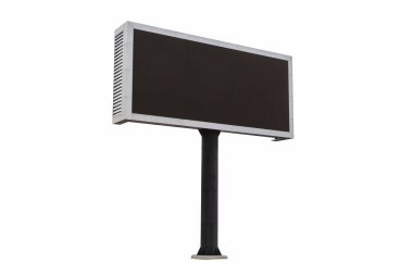 Beyaz arka planda izole edilmiş orta ölçekli skor tabelası stadyumu. kırpma yolu kullan