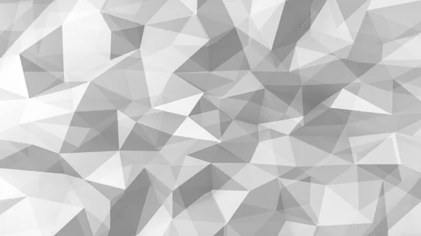 White abstract polygonal triangle geometric 3D texture.