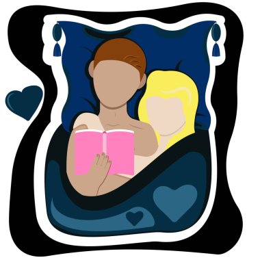 book reading man woman bed love books home library people heart