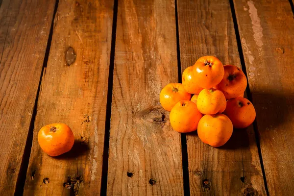 Frutas Tejocote Origem Mexicana Sabor Doce Azedo — Fotografia de Stock