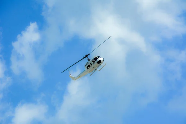 Helicóptero Transporte Aéreo Que Utiliza Rotores Hélice — Fotografia de Stock