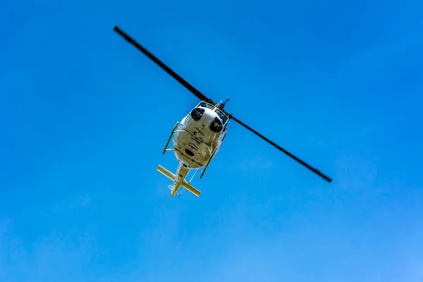 Helicóptero Transporte Aéreo Que Utiliza Rotores Hélice — Fotografia de Stock