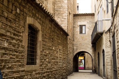 Barcelona 'nın Gotik Mahallesi 6. Sokak.