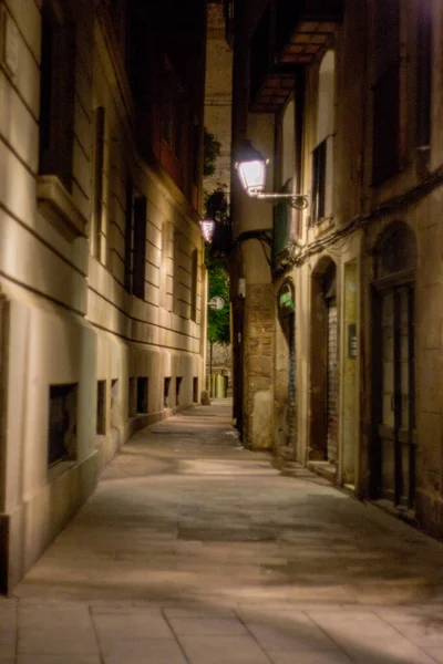 Alley Gothic Quarter Barcelona — Stock Photo, Image