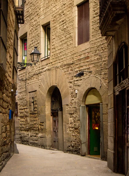 Alley Gothic Quarter Barcelona — Stock Photo, Image