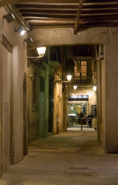 Barri Ribera Barcelona Old Town Church Santa Maria Del Mar — Stock Photo, Image