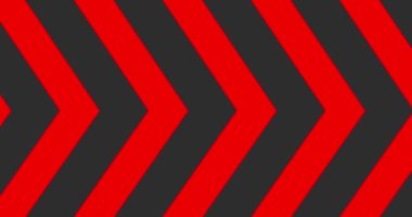 Red and Black Arrow to Right 4K