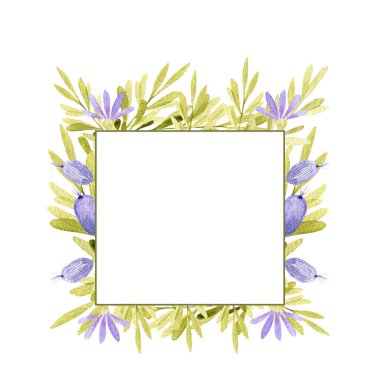 Davetiyeler, kartpostallar, kartpostallar ve dekorlar için kırsal çerçevede. 