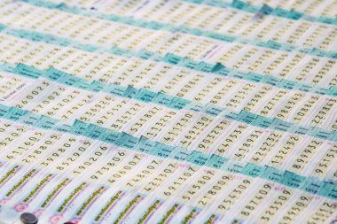 Bangkok Tayland - 23 Şubat 2019: Kapanış Tayland hükümet piyango bileti