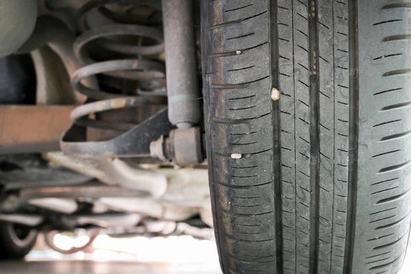 Small Gravel Tread Tire — Stock Photo, Image