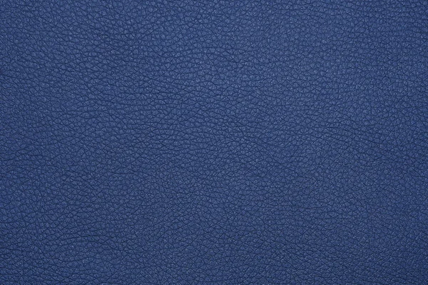 Gros Plan Motif Texture Fond Cuir Naturel Bleu Indigo Grain — Photo