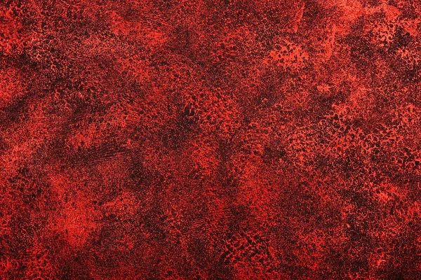 Primer Plano Abstracto Grunge Fondo Rojo Negro Con Pincelada Patrón —  Fotos de Stock