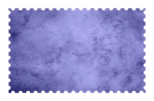 Oude Retro Grunge Stijl Blanco Papier Postzegel Geïsoleerd Witte Achtergrond — Stockfoto