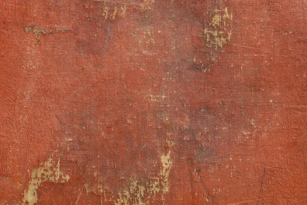 Close Grunge Uneven Old Weathered Red Brown Daub Plaster Wall — Stock Photo, Image
