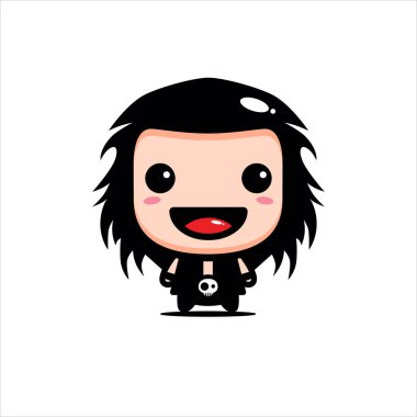 Yakışıklı çocuk vektör karakter tasarımı