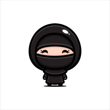 Şirin Müslüman kız karakter tasarımı