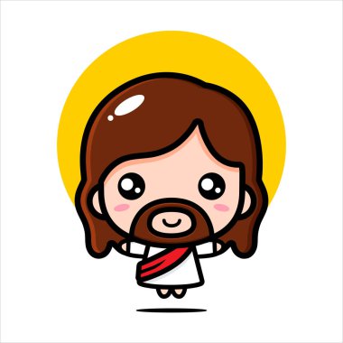 İsa 'nın yükselişinin vektör tasarımı