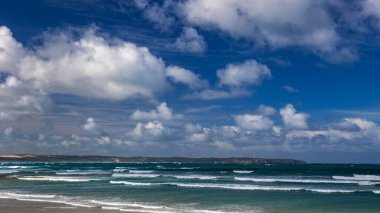 Yarımada üzerinde rüzgar türbinleri, Victoria Avustralya