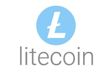 Litecoin şifreleme logosunun vektör görüntüsü. Yazarın gelişimi orijinaline dayanır. Beyaz arkaplan. 