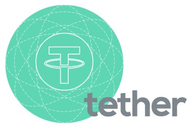 Kripto para birimi logo bağlayıcısının vektör görüntüsü. Yazarın gelişimi orijinaline dayanır. Beyaz arkaplan