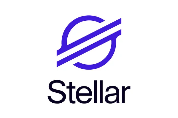 Vektorbild Cryptocurrency Logotypen Stellar Författarens Utveckling Bygger Originalet Vit Bakgrund — Stock vektor