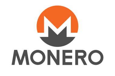 Monero 'nun vektör görüntüsü. Kripto para birimi, bilgi grafikleri