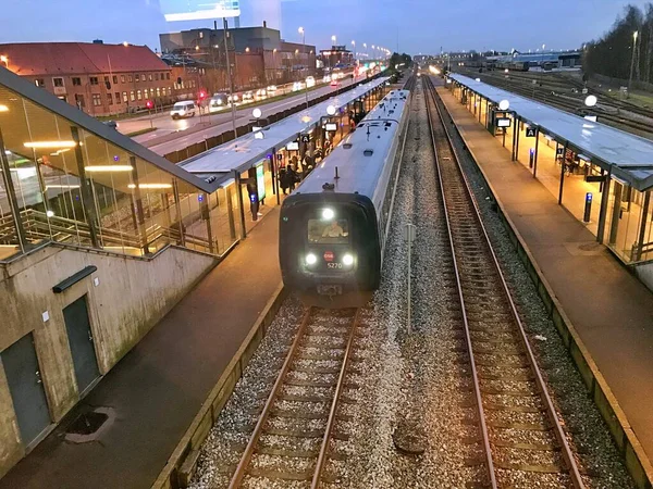 Train Station Herning Denmark — Stock Photo, Image