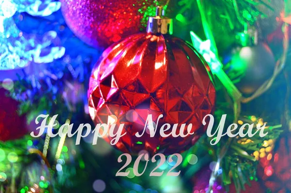 Happy New Year 2022 Background — 图库照片