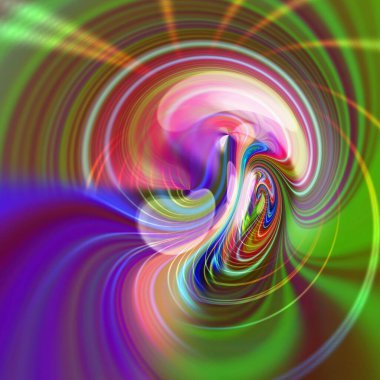 Görsel dalga ve ışıklandırma efektleriyle gradyanın soyut renk arkaplanı