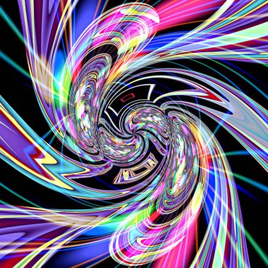 Görsel dalga ve ışıklandırma efektleri ile gradyanın soyut renk arkaplanı, proje tasarımınız için iyidir