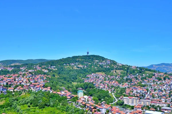 Yaz Tatilinde Balkanlar Bosna Hersek Saraybosna Seyahat — Stok fotoğraf