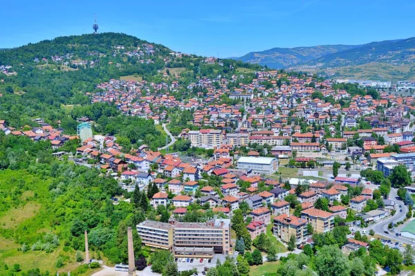 Yaz Tatilinde Balkanlar Bosna Hersek Saraybosna Seyahat — Stok fotoğraf