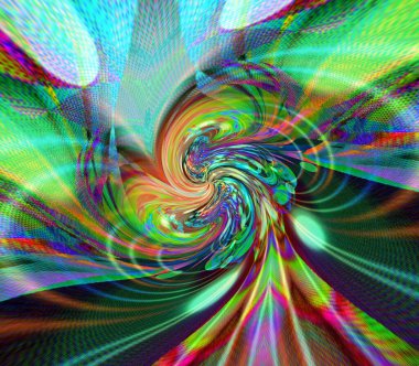 Görsel dalga ve ışıklandırma efektleri ile gradyanın soyut renk arkaplanı, proje tasarımınız için iyidir