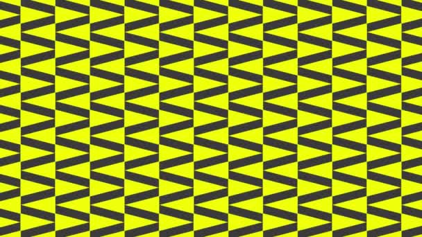 Minimalist Abstract Loop Background Animation Geometric Gray Arrow Signs Yellow — Wideo stockowe