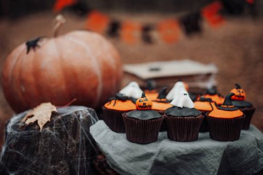 Sonbahar geleneksel tatil için konsept Halloween