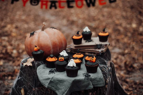 Koncepcja Jesień Tradycyjny Wakacje Halloween — Zdjęcie stockowe