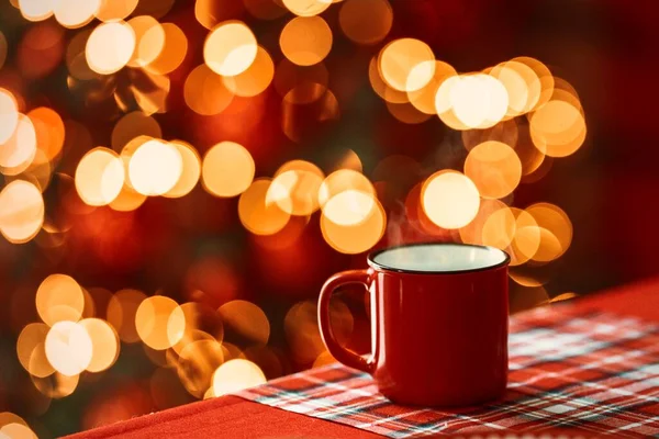 Tasse Kaffee Aus Nächster Nähe — Stockfoto