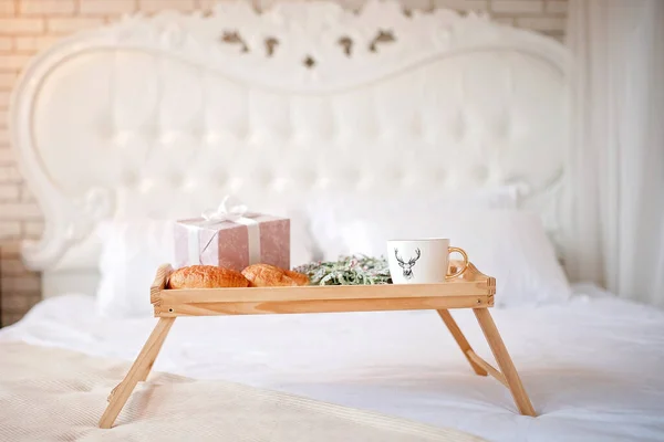 Breakfast Bed Gift — Stock Photo, Image