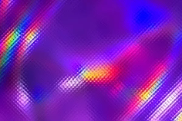 Holografik soyut arkaplan. Gökkuşağı neon yarım ton folyo desen — Stok fotoğraf