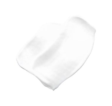 Beyaz arka planda el çizimi beyaz boya fırçası izi var. Soyut yaratıcı sanat örnekleri. Kart ve karşılama tasarımı için dekoratif öge.