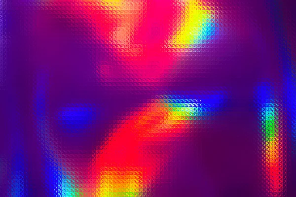 Velvet Violet Holographic Abstract Background Rainbow Neon Glass Texture Pattern — Stock Photo, Image