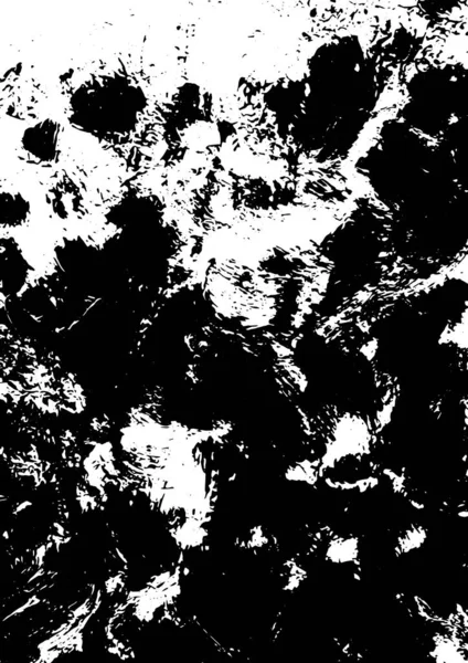 Grunge Hintergrund schwarz-weiße Textur. Dunkle monochrome Oberfläche. Altes Vektor-Muster — Stockvektor