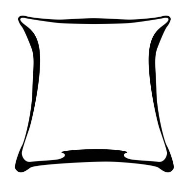 Art Nouveau çerçevesi. Vektör çizimi.