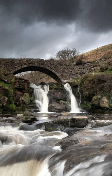 Three Shires Head, Axe Edge Moor 'da Cheshire, Derbyshire ve Staffordshire' ın buluştuğu yer. Bu bölgede Cheshire sınırını işaret eden Dane Nehri üzerinde bir yük beygiri köprüsü var.