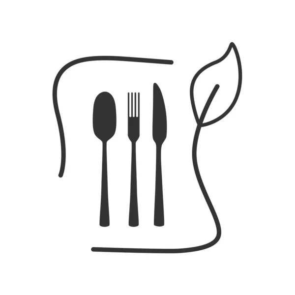 Fast Food Take Away Eco Packaging Symbol Restaurant Cafe Bistro — Stockvector