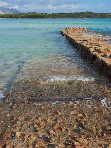 Sardinya Daki Cala Brandinchi Nin Güzel Denizinin Bir Resmi — Stok fotoğraf